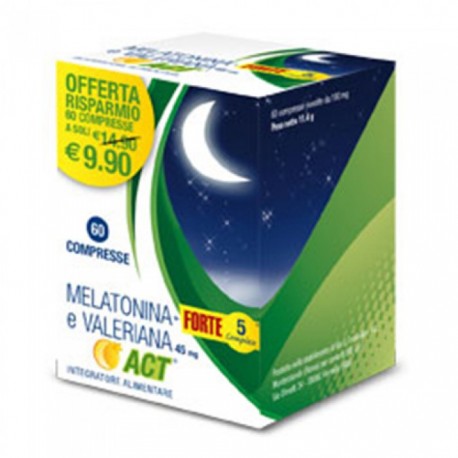 Melatonina 5 complex e Valeriana act 60 cpr