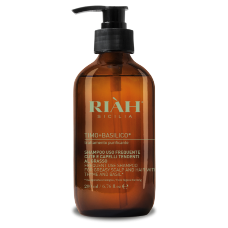 Riah Shampoo Uso Freq Timo E Basilico